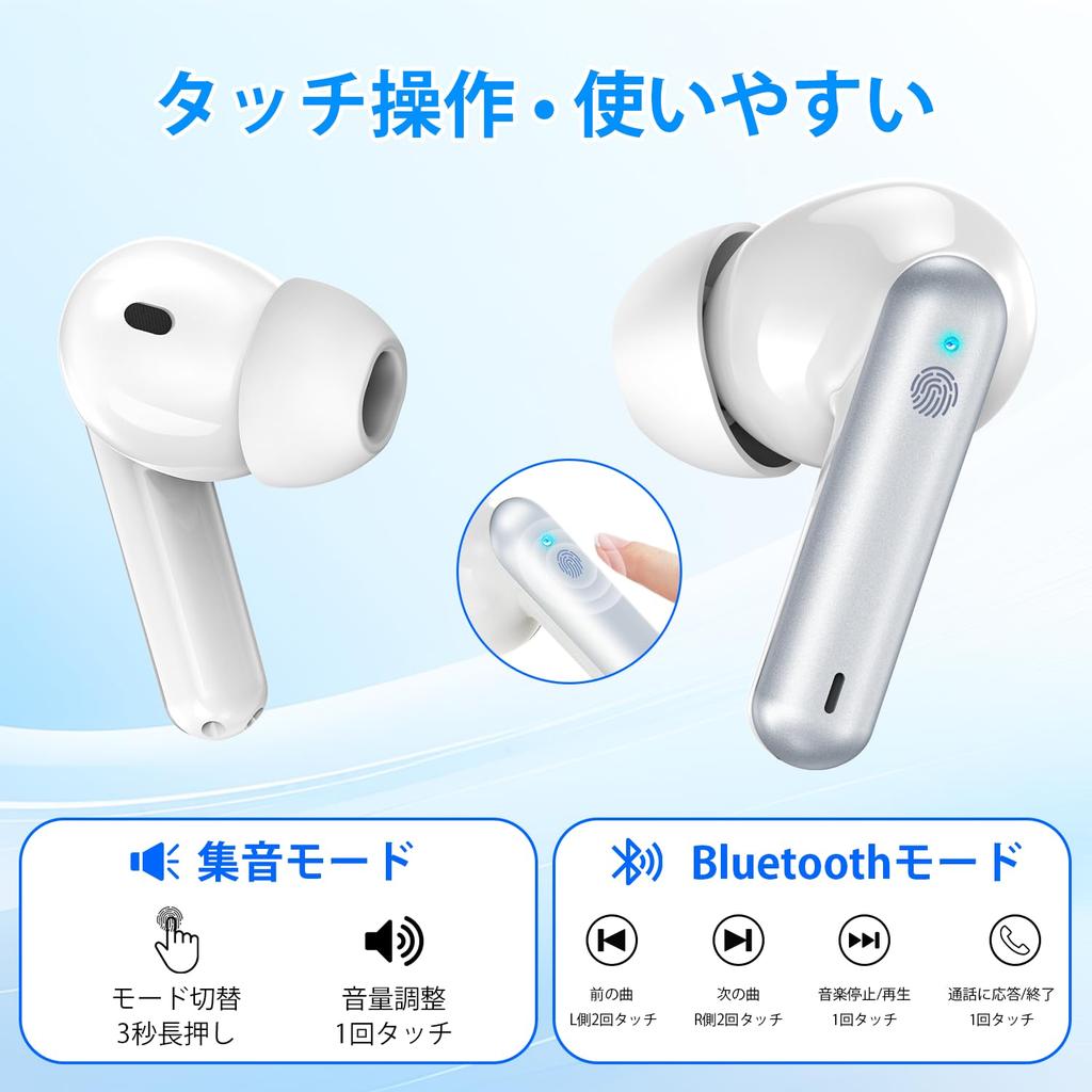 Amplificador Auditivo Tipo Fone de Ouvido Novo Fácil 5 Volumes Compatível com Bluetooth para e Presente Perfeito para Dia do Respeito aos Idosos Idosos, [2025