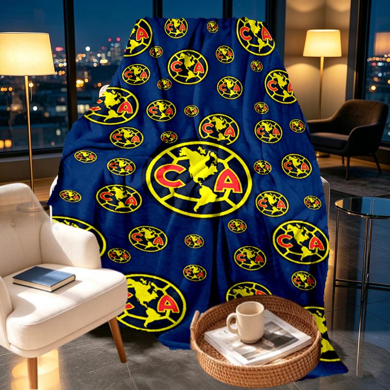 Club America Print Blanket - Soft & Comfortable, for Bedroom, Travel, Sofa, Home Decoration - Birthday Christmas Gift for Friend