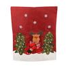 Roter Weihnachtsmann Schneemann Rentier Hut Stuhlbezug Weiche Filze Überwurf für Weihnachtsfeiertage Esszimmerdekoration