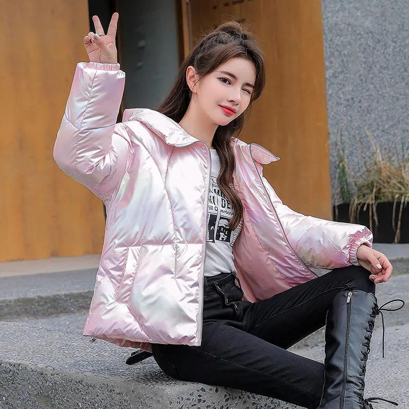 WTEMPO Thickened Women's Spring Autumn Winter Pockets Cotton Jackets Streetwear Workwear Large Size Cotton Padded Warm Hooded Coats