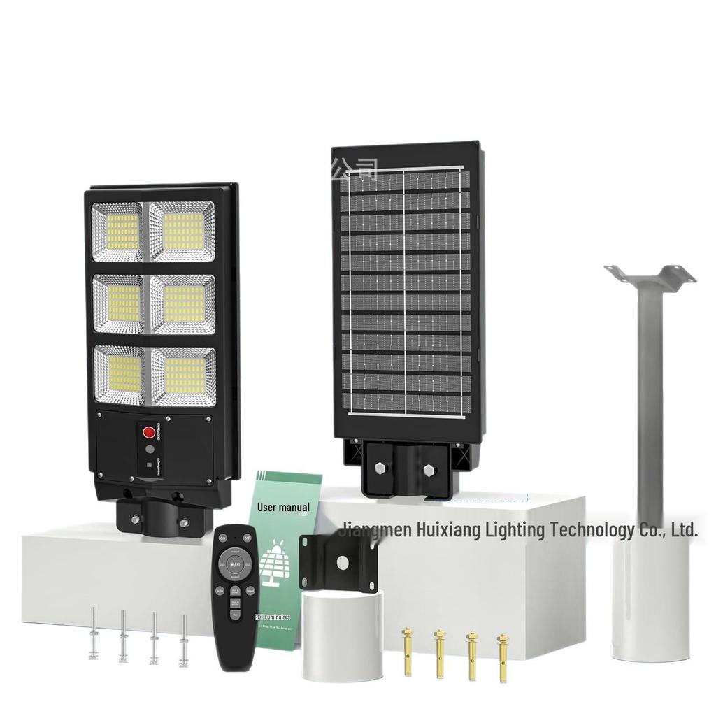Waterproof Solar Street Light with Remote Control - Outdoor Wall Lamp and Sensor Light for Yard or Road Lighting
