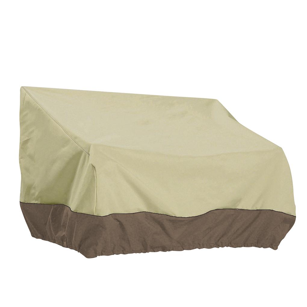 Outdoor Multi-persons Sofa Cover Rainproof Home Silver Coated Oxford Cloth Front Yard Bench Covers Outside Furniture Accessories