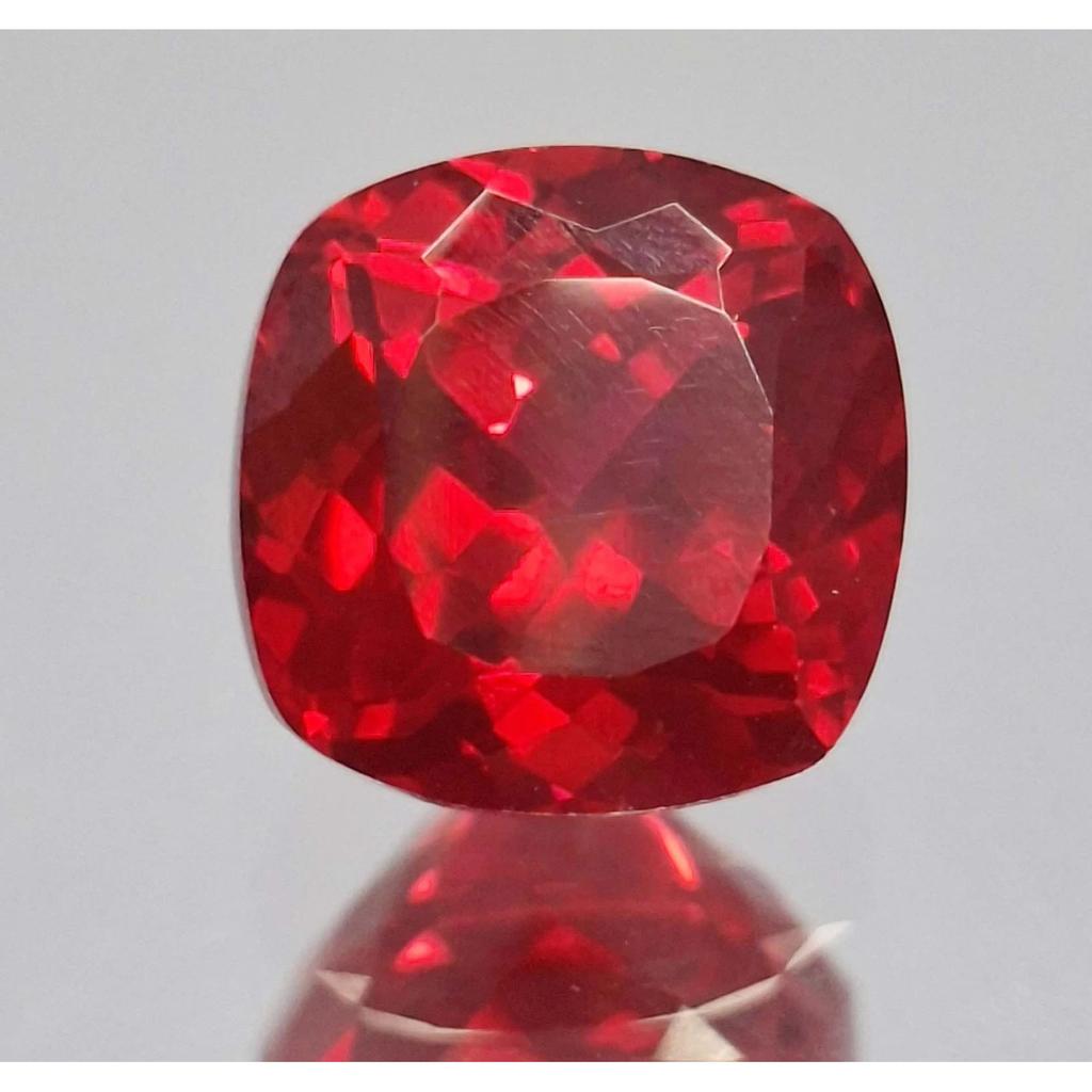 Red Ruby Mozambique Natural 10-12 Ct Cushion Cut Stunning Certified Gemstone