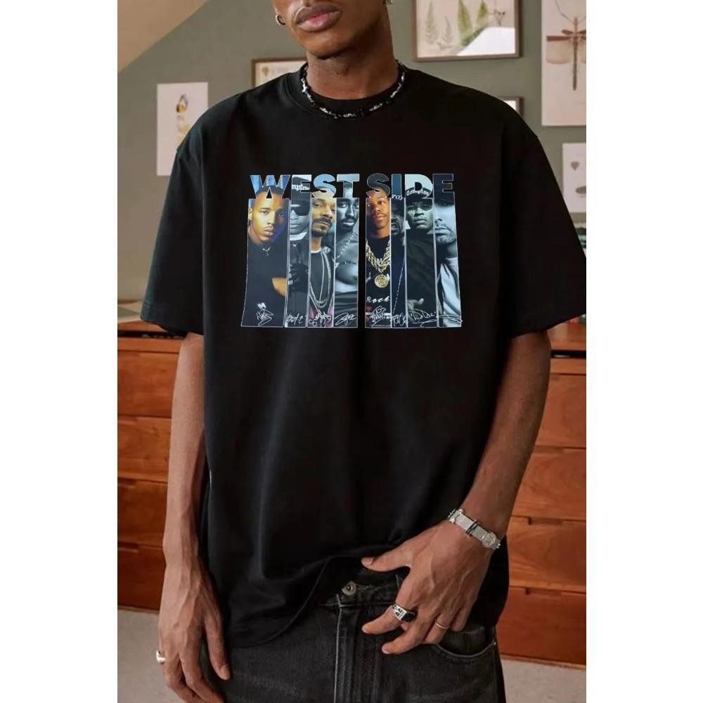 Summer Hot Sale Westside Hip Hop 2026 Famous Rapper Graphic T Shirt Men Women Hip Hop Streetwear T-shirt Y2K Gothic Cotton Oversized T-shirts