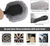 Wheel & Tire Brush for Rim, Soft Cleaning Bristle Releases Dirt and Road Grime, Multipurpose Detailing Brush with Short Handle