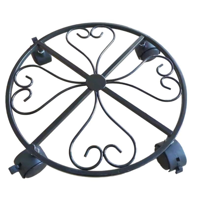 Plant Stand with Wheels Heavy Duty Plant Stand with Universal Wheels Round Pots Trolley for Indoor Outdoor Plant