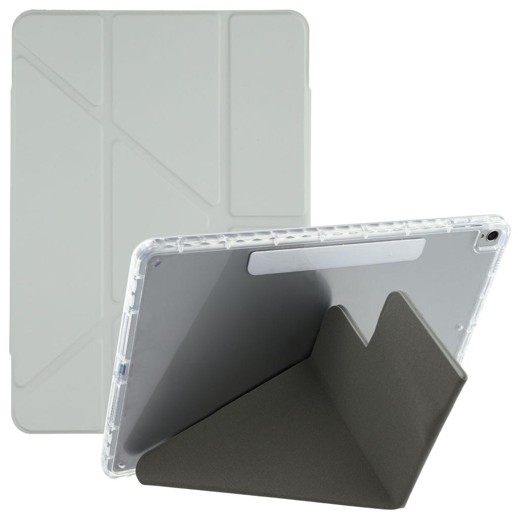 Tablet Case For iPad 10.2 (2021)/(2020)/(2019)/Air 10.5 inch (2019) Magnetic Dual Clasp PU TPU Acrylic Origami Stand Cover