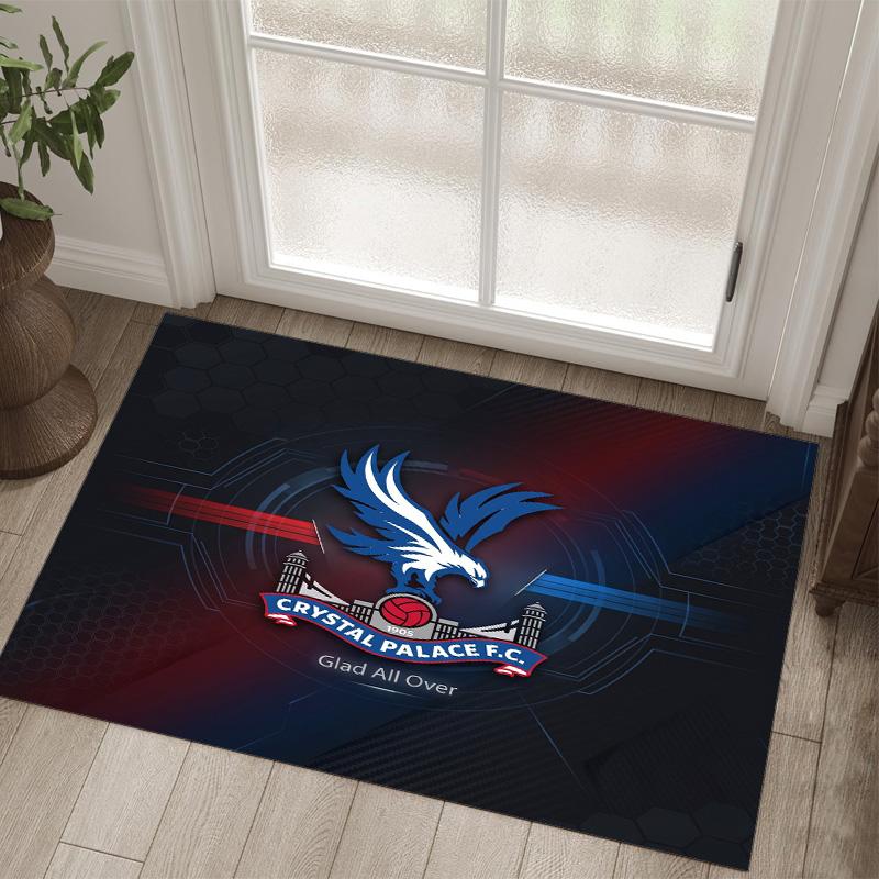Crystal Palace Design Crystal Velvet Carpet Cozy Non?Slip Printed Rug For Bedroom Living Room Entrance