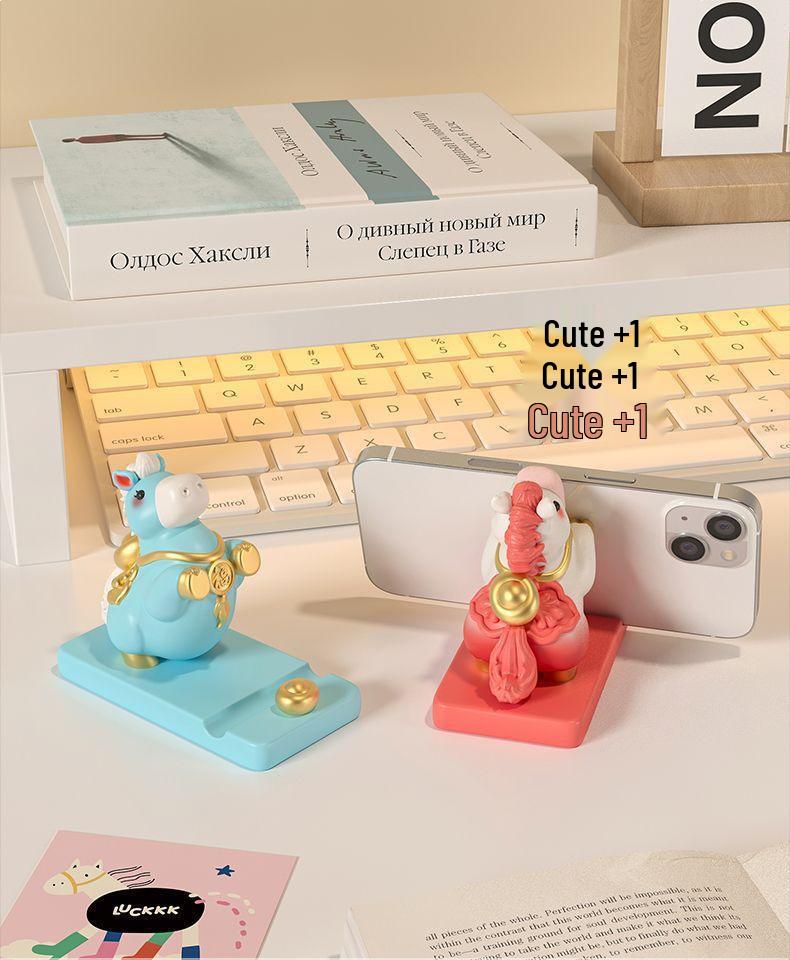 Creative Zodiac Horse Phone Holder & Desk Decompression Decor Gift