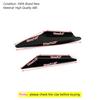 Bruce & Shark 4pcs Universal Car Front Bumper Fin Body Splitter Spoiler Canard Lip Splitter Fin Anti-Scratch Extension Universal Gloss Black