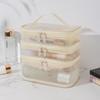 Portable Large-Capacity Toiletry and Cosmetic Bag with Palace Style and Optional Logo