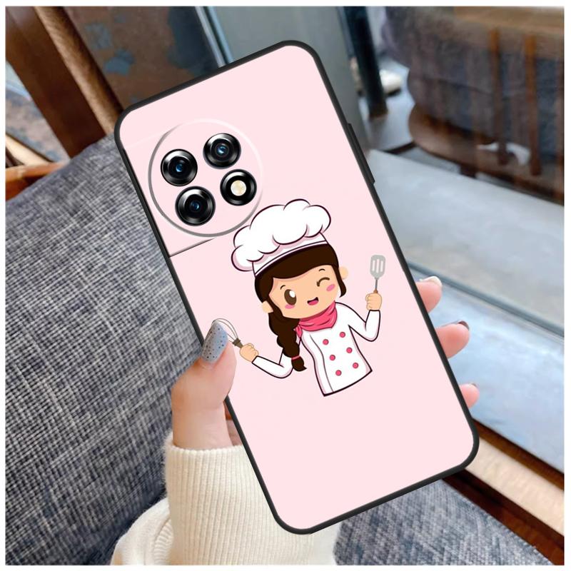 Cooking Chef Case For OnePlus 13 15 13R 13T 12 12R 11 9 10 Pro 10T 8T Nord 5 CE 2 3 4 Lite N20 N30 Coque
