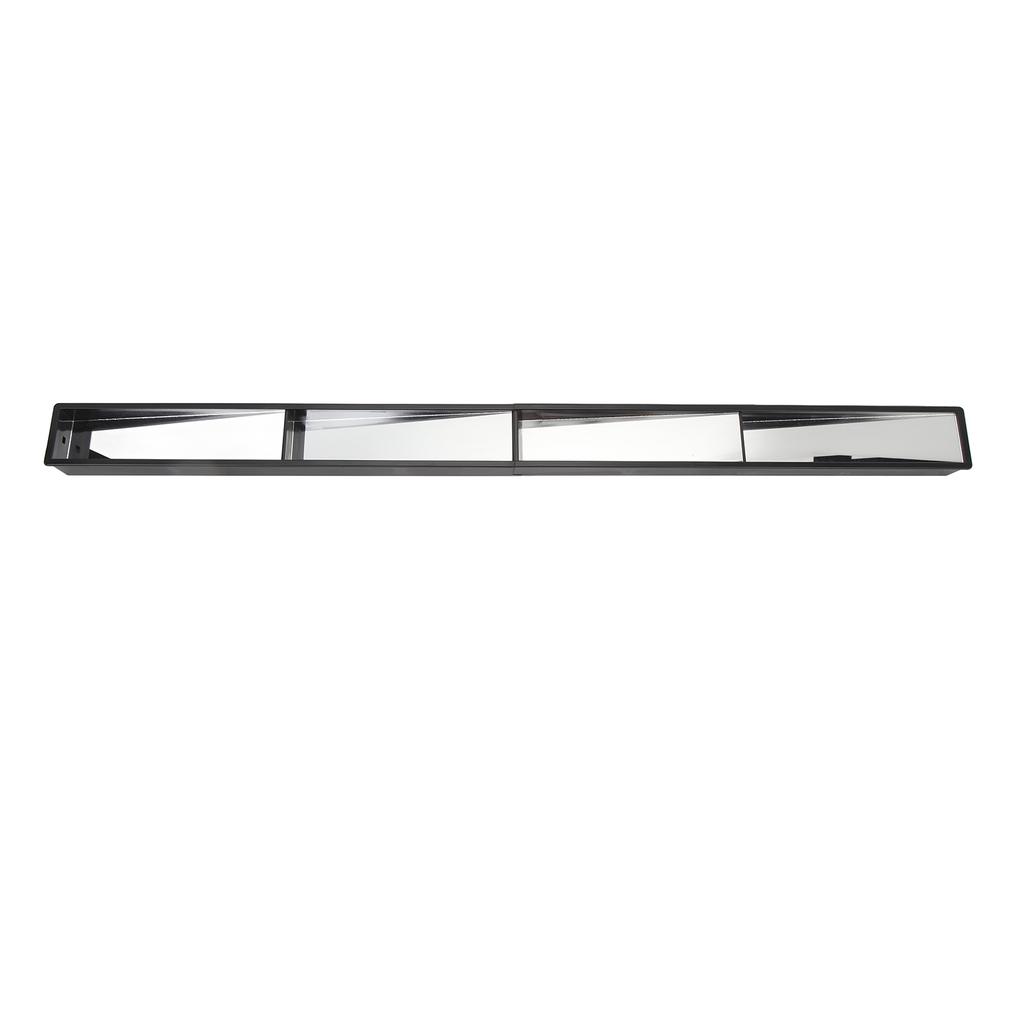 1 Pair Golf Cart Rearview Mirror Adjustable Wide Angle HD Clear Shockproof 440mm Length Black Shell for Club Cars ATV