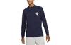 Nike Jackets Men's Dark Blue Crew Neck Moderate Other DH4743-498