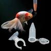 2Pcs Automatic Fish Feeder Cone Shrimp Egg Worm Funnel Cup Feeding Tool Cup Fish Tank Suction Cup Feeder Fish Feeding Tools