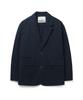 Costume O’Clock Cotton Loose Fit Washed Blazer Navy Coosjk039Navy