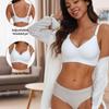 Wireless Push-Up Bra with Jelly Strip Technology Natural Lift Seamless Adjustable Straps Full
