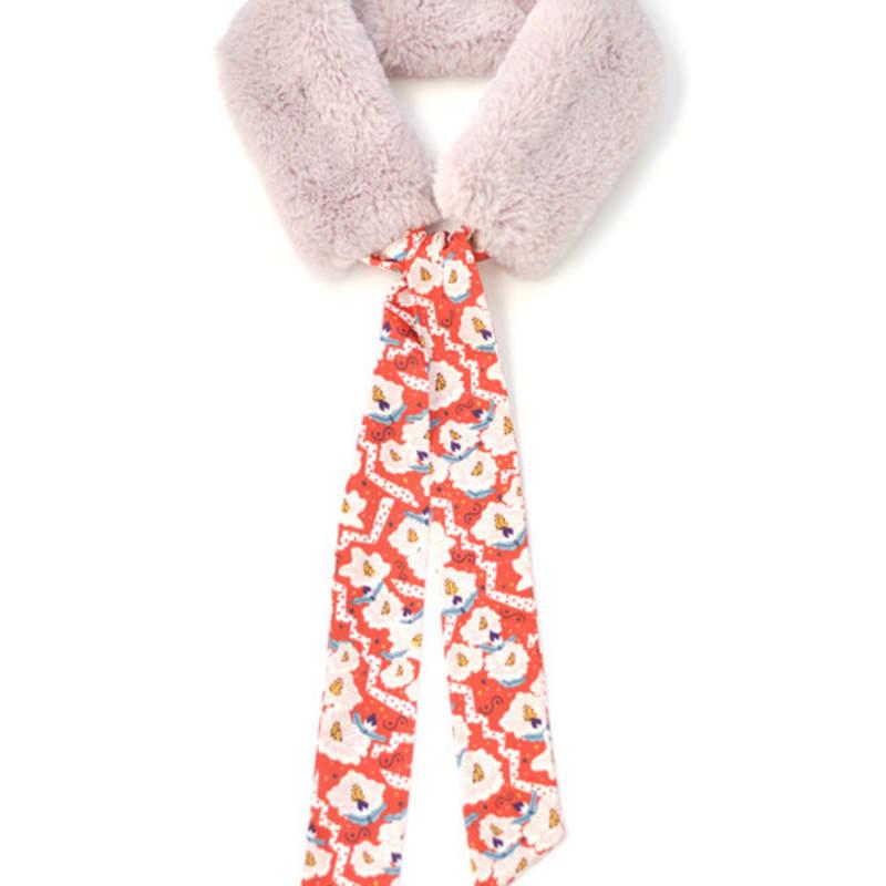 HAUT COLLECTION Aran Muffler Rose of sharon pop