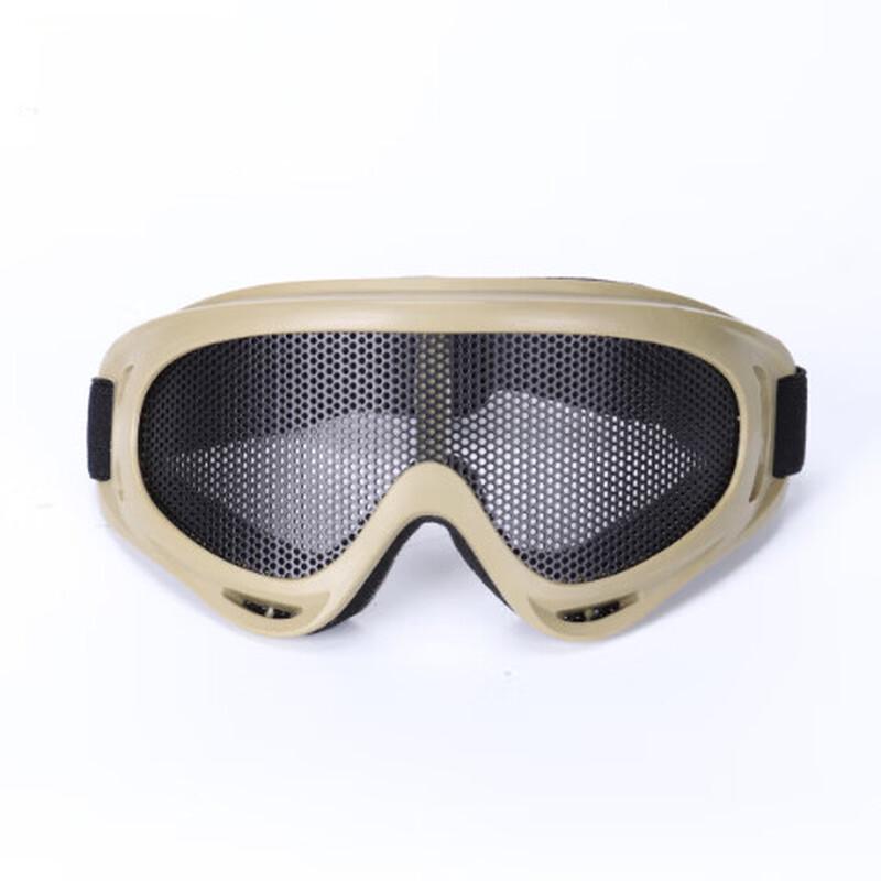 Mussel Impact-Resistant Iron Mesh Safety Goggles