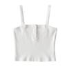 BM Thread Solid Color Basic Camisole Sexy Knitting Silm Women's Underwear Summer Sleeveless Bottoming Shirt