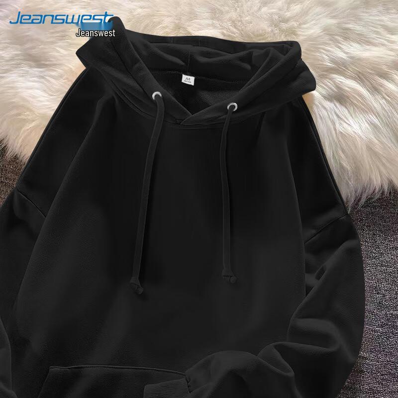 

Jeanswest Women s Korean Style Loose Fit Hooded Sweatshirt L
