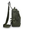 Casual Multi Pockets Men Chest Bag Shoulder Bag Multifunction Sports Message Bag Solid Color Cloth Crossbody Bag Travel