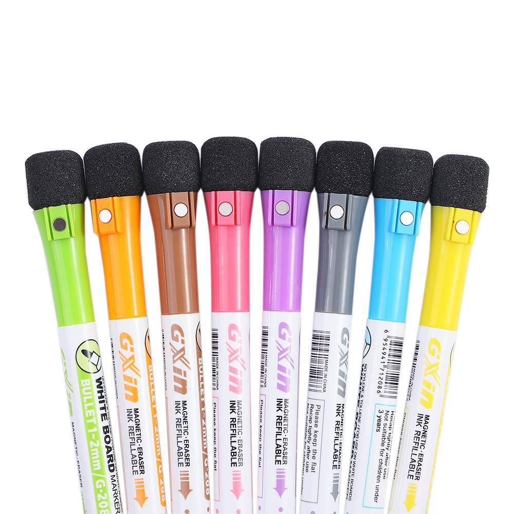 School Classroom Supplies Magnetic Erasable Whiteboard Pens Markers Pages Children's Drawing Pen Board Markers