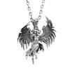 Vintage Punk Biker Girls Pendant Fashion Necklace for Men Women Motorcycle Riding Statement Jewelry Gifts