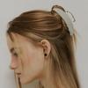 Chrome Arc Silver Hair Claw Clip. MLH2603
