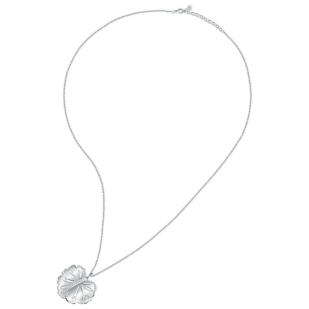 Morellato Ninfea Silberkette mit Foglia-Anhänger SAUE01 für Damen