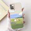 For Samsung Galaxy A71 Cute Panda Cat Cartoon Phone Case For Samsung A71 4G SM-A715F Soft Silicone Shockproof Cases