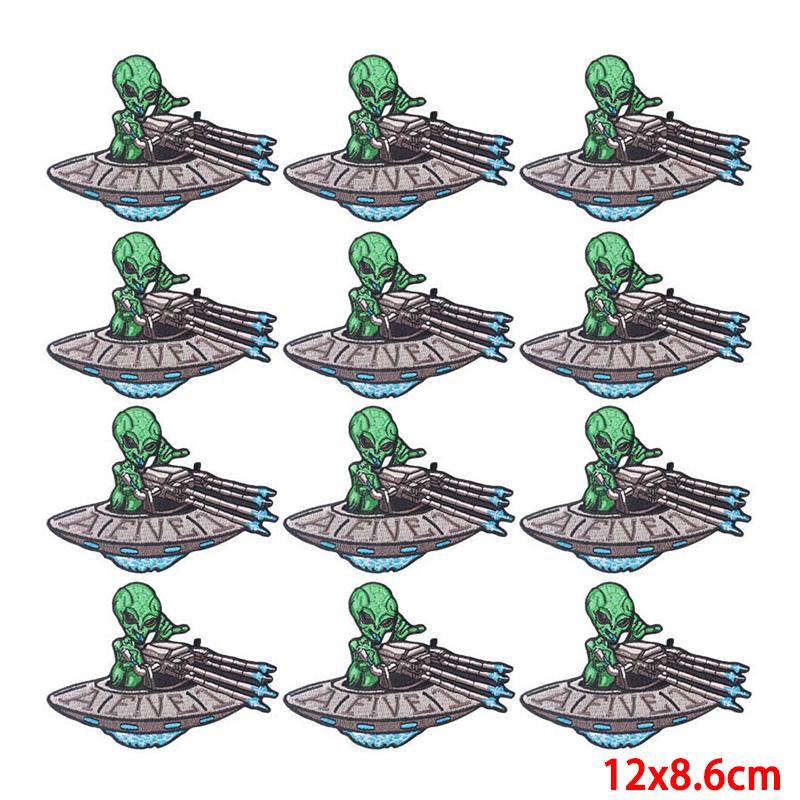 10 Pcs/lot Wholesale Embroidery Patch Iron On Patches For Clothing Patches On Clothes Jackets Decor Applique Sew Supplies