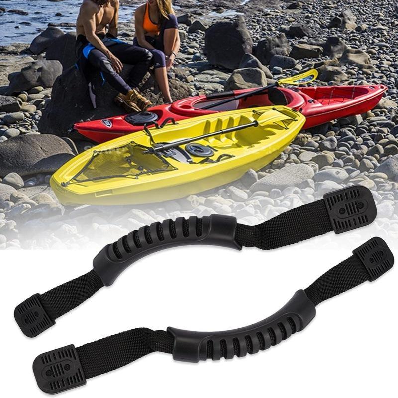 Kayak Carry Handle Pvc Non Slip Replacement Grab Handle Durable Webbing Strap Pull Handle For Canoe Luggage Tool Box