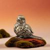Small Sparrow Statue Metal Brass Tea Pet Table Ornament Home Decoration Accessories Retro Bird Animal Figurines Miniatures Craft