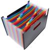 Retractable Folder Portable 24 Layers Expanding Accordian Organizer School Supplies