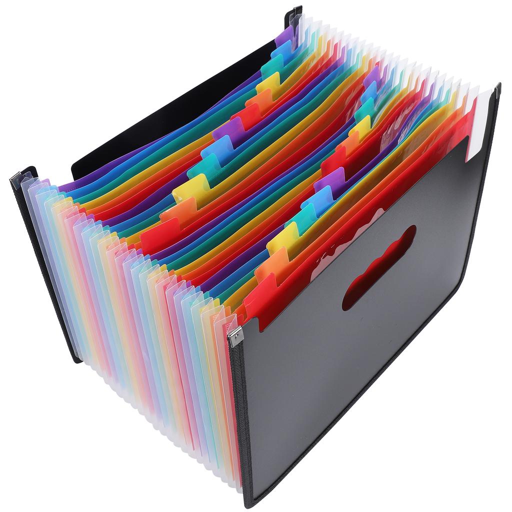 Retractable Folder Portable 24 Layers Expanding Accordian Organizer School Supplies