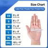 Blue Nitrile Gloves Disposable Household Cleaning Gloves for Kitchen Dishwashing Waterproof Latex Free Powder Free