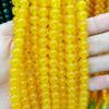 Golden Yellow Chalcedony Round Beads for DIY Jewelry - Loose Components for Accessories