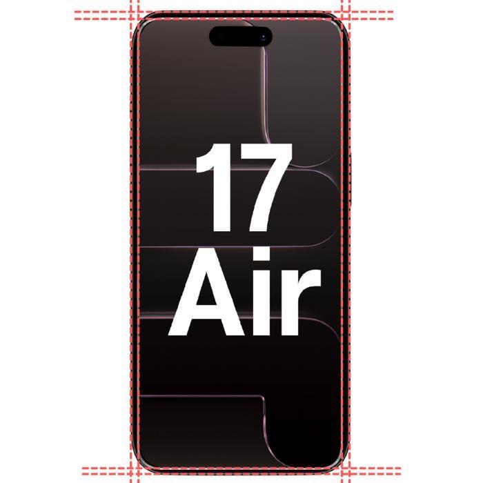 Verre Trempé - PHONILLICO - iPhone 17 AIR - Pack de 2 - Résistant aux rayures - Protection écran