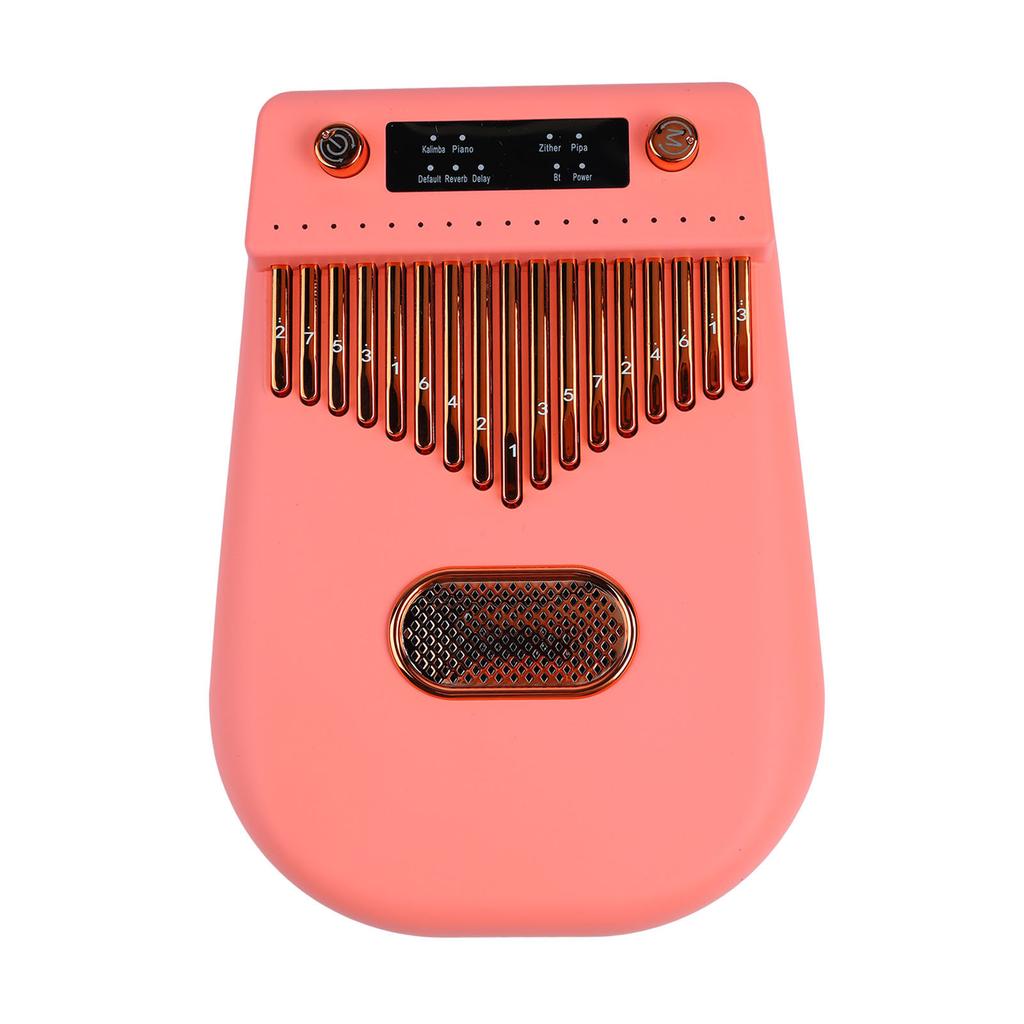 17 Keys Electronic Smart Kalimba Thumb Piano Portable Musical Instrument with Sheet Music for Kid