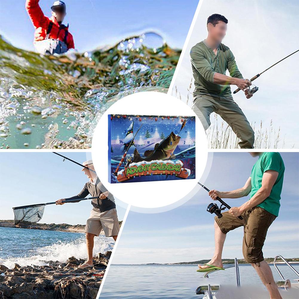 Countdown To Christmas 2024 With Fishing Lure Advent Calendar Surprise Set