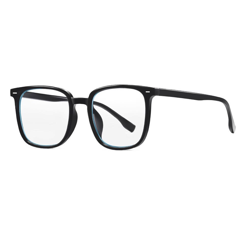 Unisex Smart Photochromic Glasses with Anti-Blue Light Protection and Black Frame with Brown Lenses.
