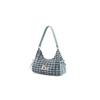 New Lee Fabric Shoulder Bag Women's Dark Blue White Plaid LE250033M-539