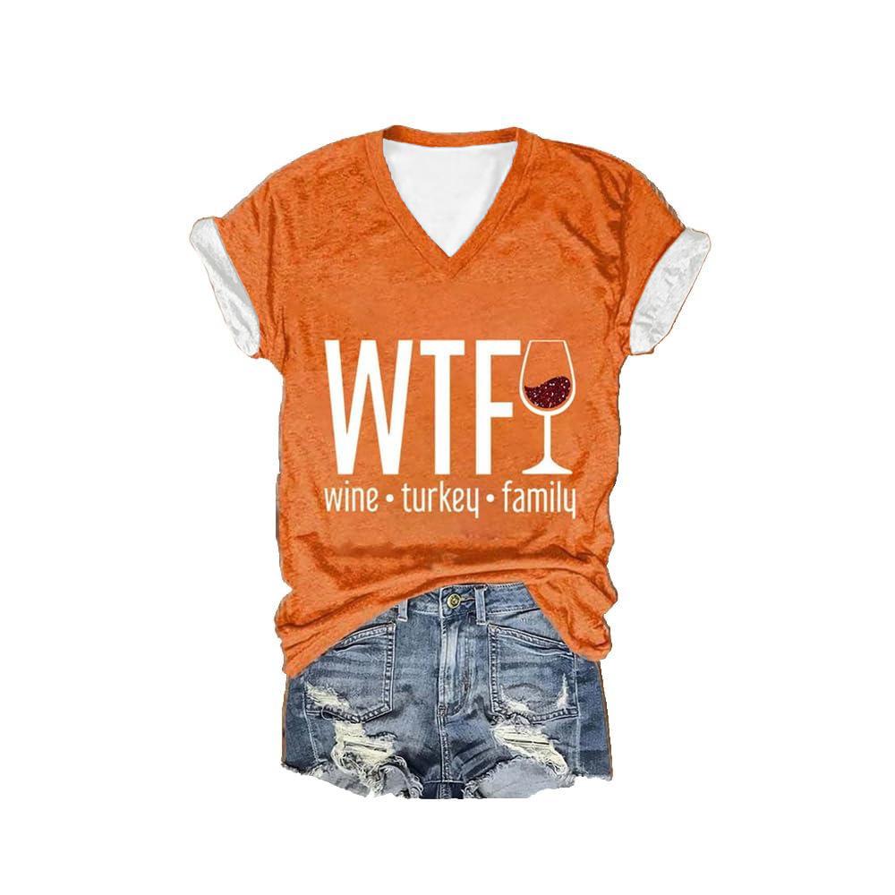 3D Digital Printed Women's Top, Spring and Summer Slim Fit Comfortable Top, V-neck Women's T-shirt 3407 EMA