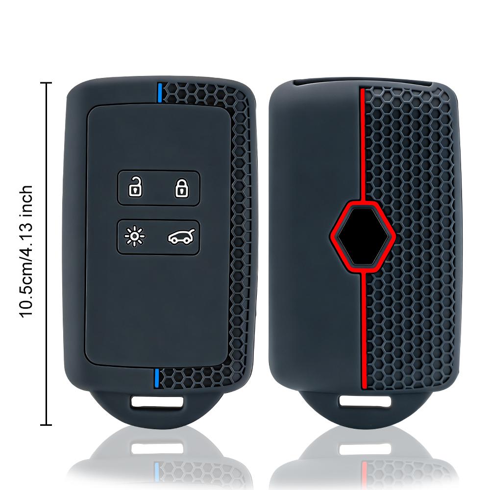 Silicone Smart Remote Control Car Key Case Cover Fob for Renault Captur Koleos Kadjar Arkana Megane Dacia Duster Sandero Stepway
