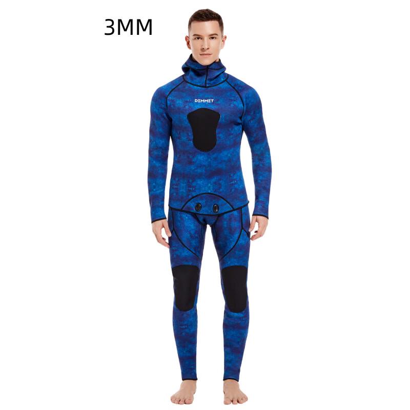 Longchan Men s 3mm Two-Piece Camo Wetsuit for Spearfishing