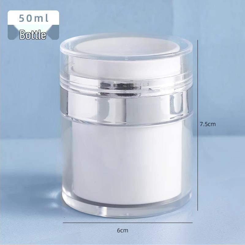 

Бутылка-дозатор крема с нажимным механизмом для путешествий - для хранения косметического лосьона, тонального крема и средств по уходу за кожей