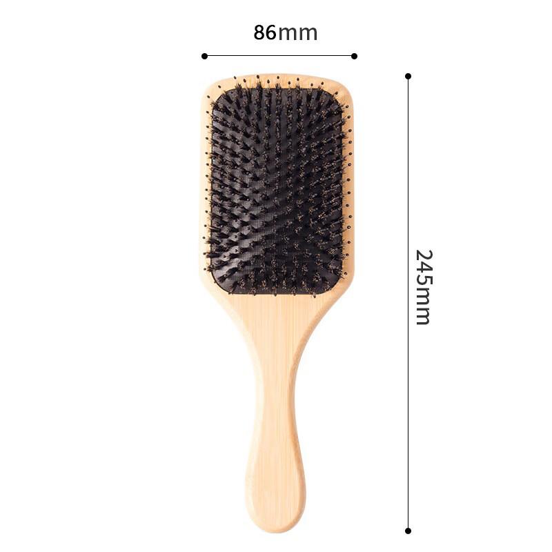 Natural Boar Bristle Air Cushion Hairbrush