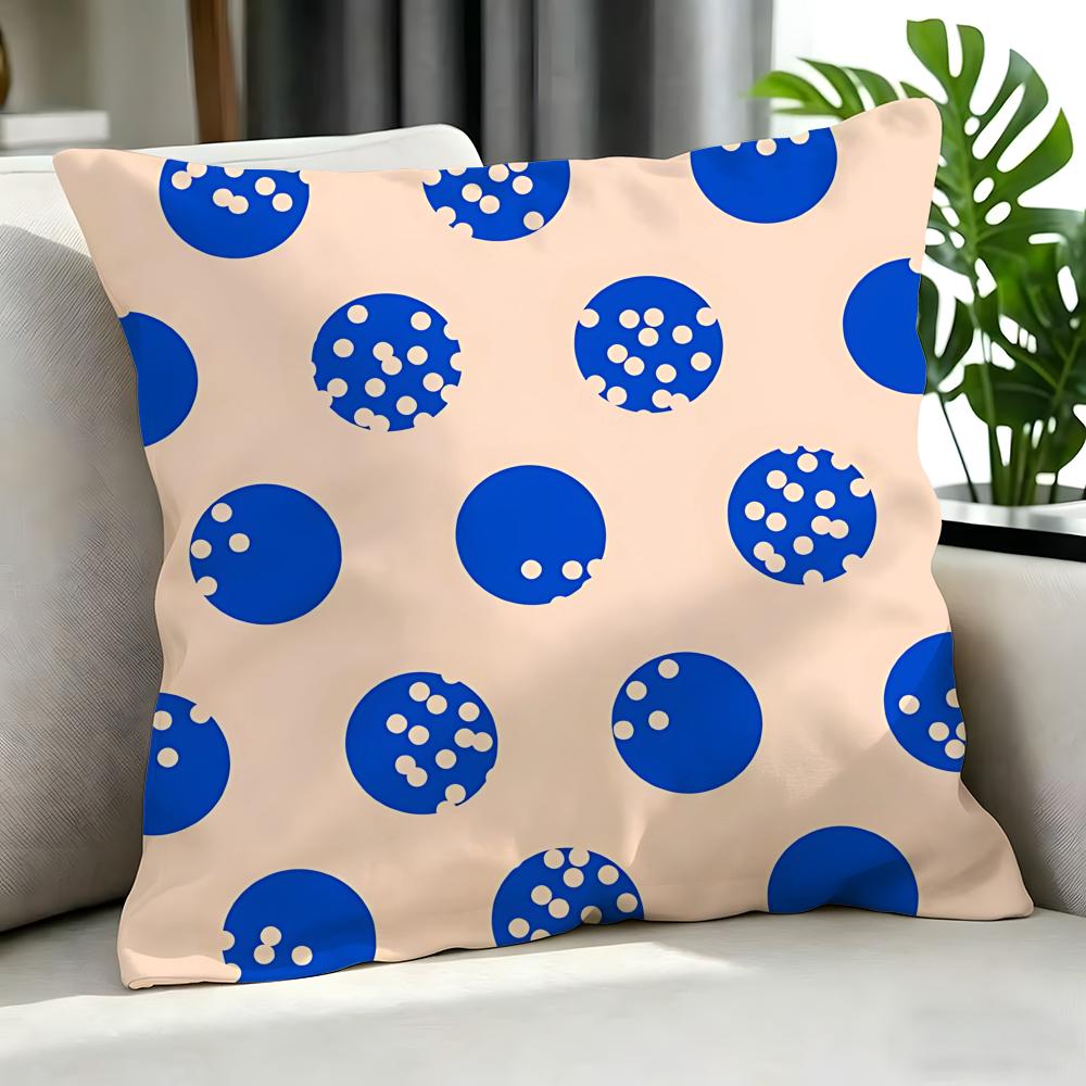 Art ppolka dot Cushion Cover Cushion Cover Set Pcs x x x Pillowcase Decorative Sofa Home Decor