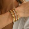 18K Stainless Steel Gold Bangles: Fashionable, Durable, and Fade-Resistant